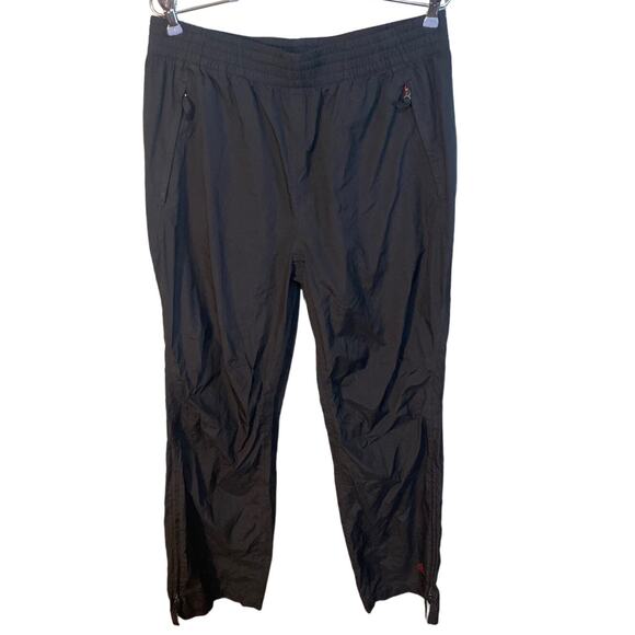 ADIDAS CLIMAPROOF track pants men size medium black Gorpcore Athletic - Picture 1 of 5